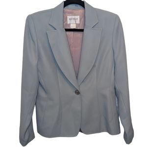 Hugo Buscati Women's Pastel Light Blue Blazer Suit Jacket 💼💙